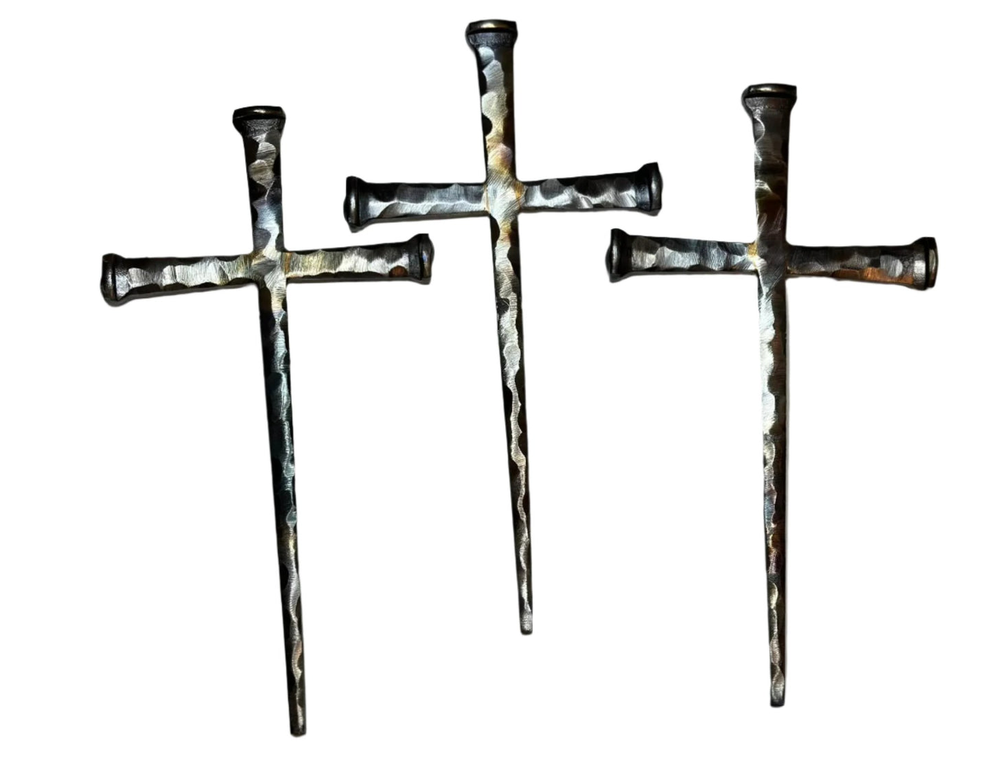 Hammered Cross 8"